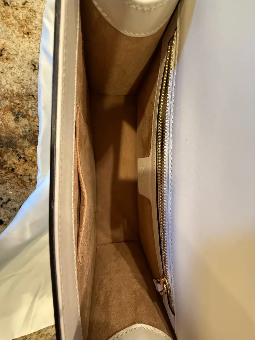 Gucci white leather